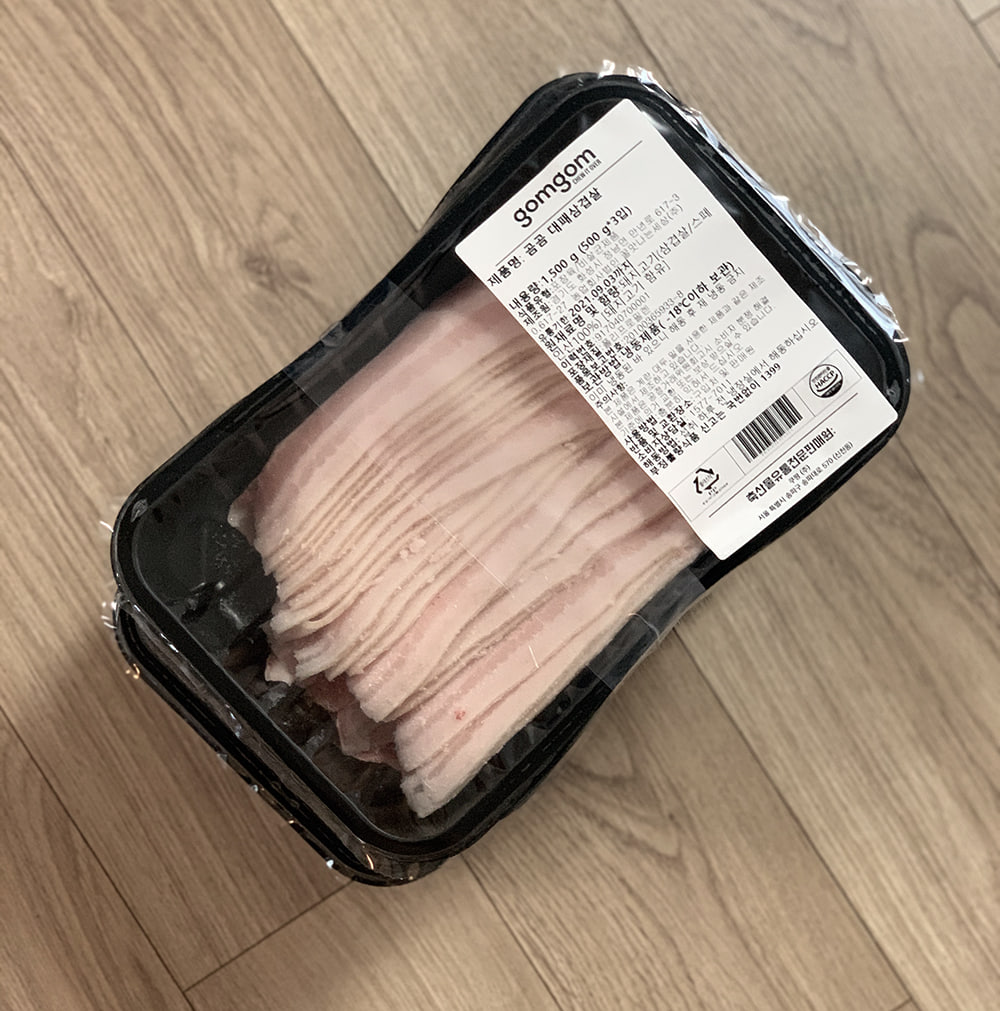쿠팡 곰곰 스페이산 대패 삼겹살 가격과 후기 쿠팡 곰곰 스페이산 대패 삼겹살 가격과 후기