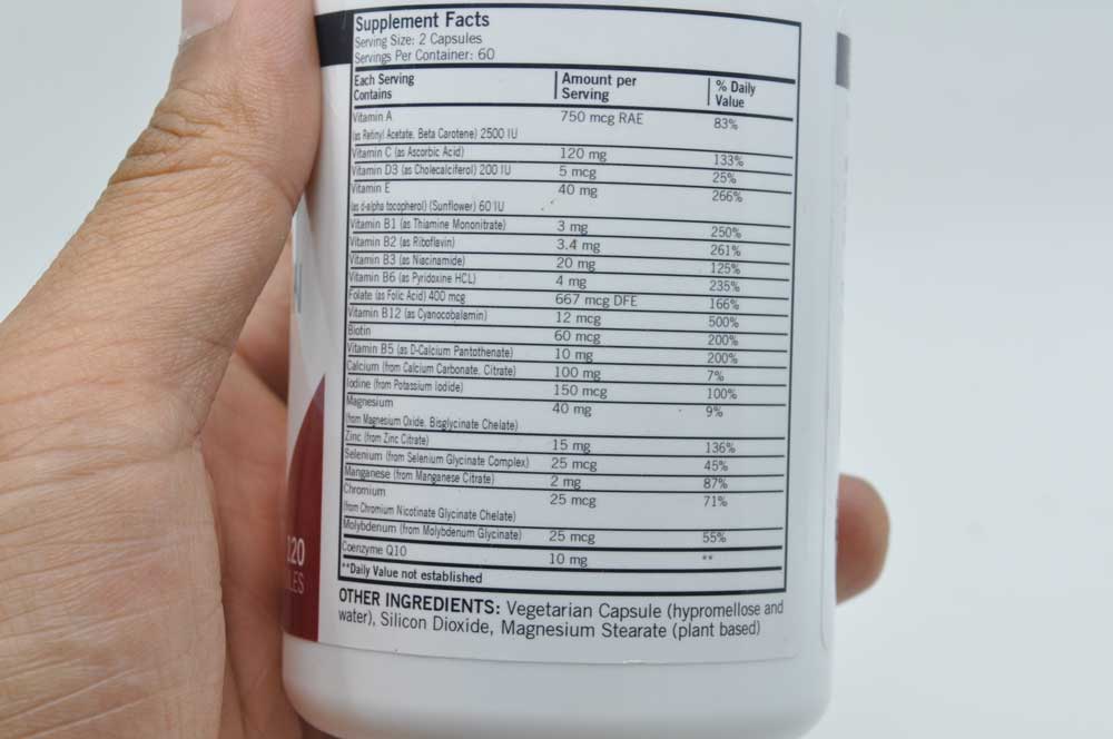 컬크맨랩 어린이 종합영양제 영양성분