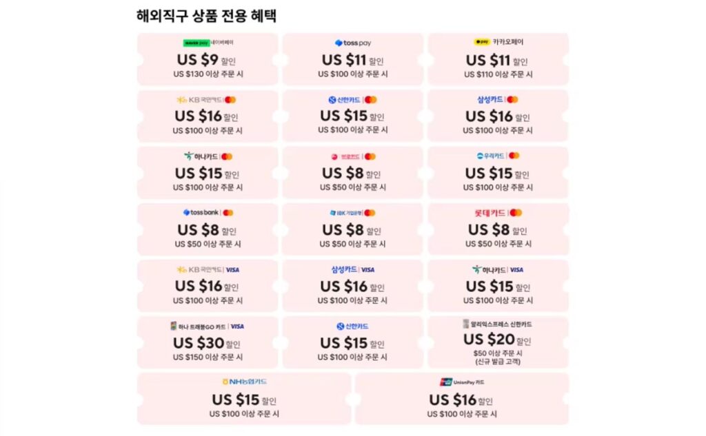 2025 블랙프라이데이 카드할인