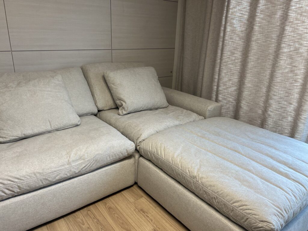 까사미아-캄포베이직-4인용-카우치-소파-구매-설치-후기