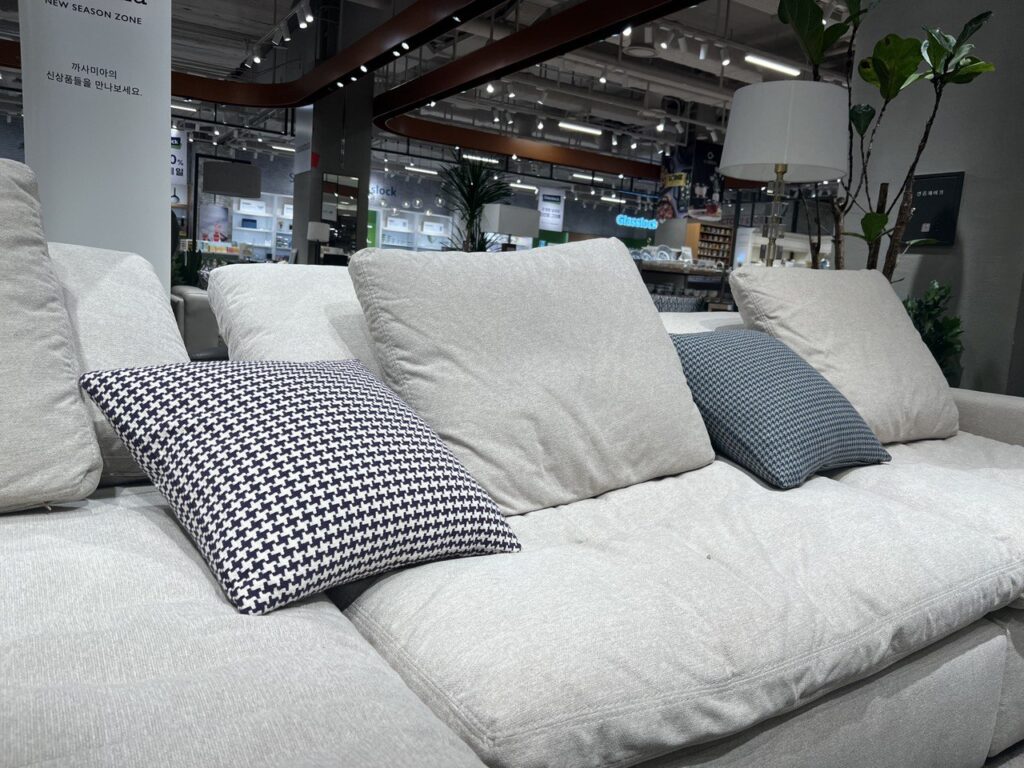 까사미아 캄포베이직 4인용 카우치 소파 추천