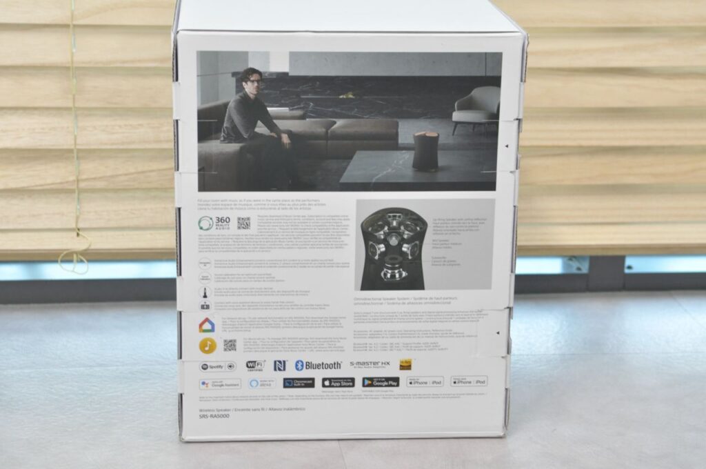 소니 블루투스 스피커 SRS-RA5000 단점