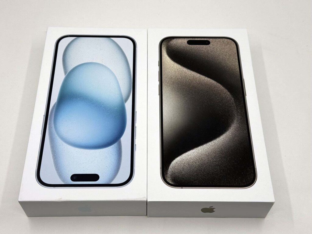 아이폰15프로-자급제-내츄럴티타늄-색상-언박싱-후기