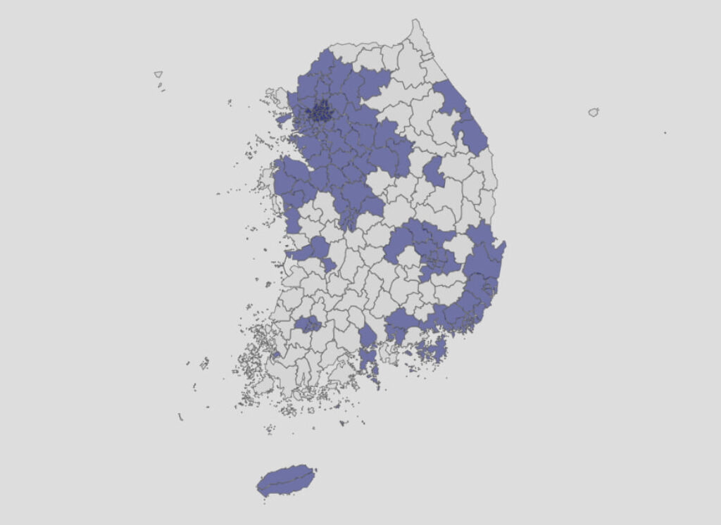 2023년 쿠세권 로켓배송 가능 지역