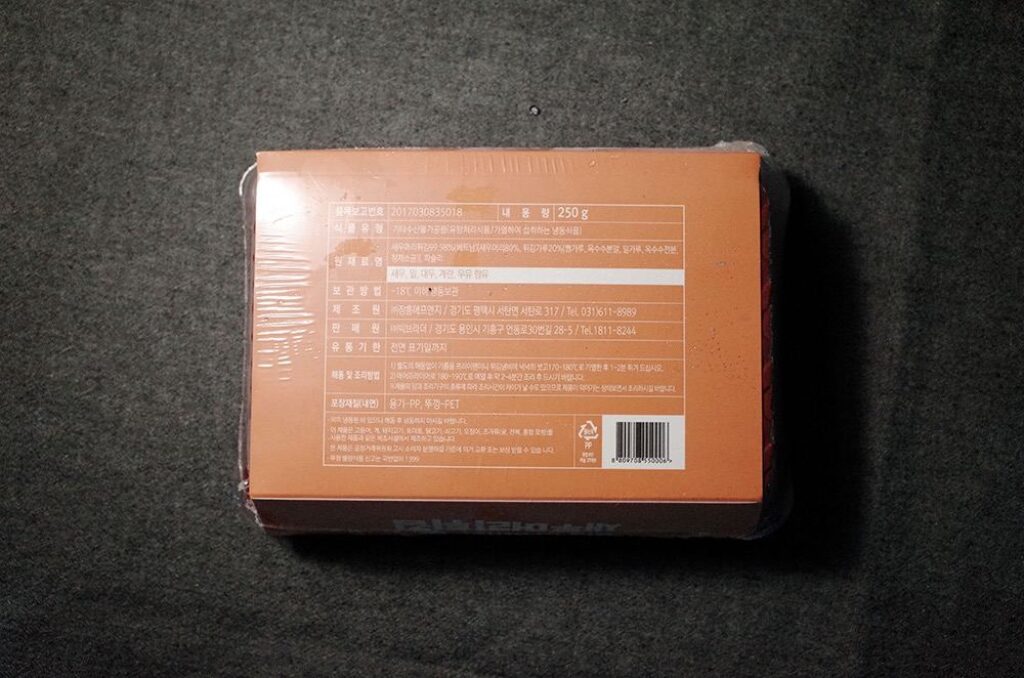 빅브라더 새우머리튀김 제품 기본 정보