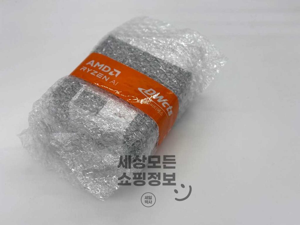 두툼하게 포장된 알리익스프레스 AMD 라이젠 7800x3D