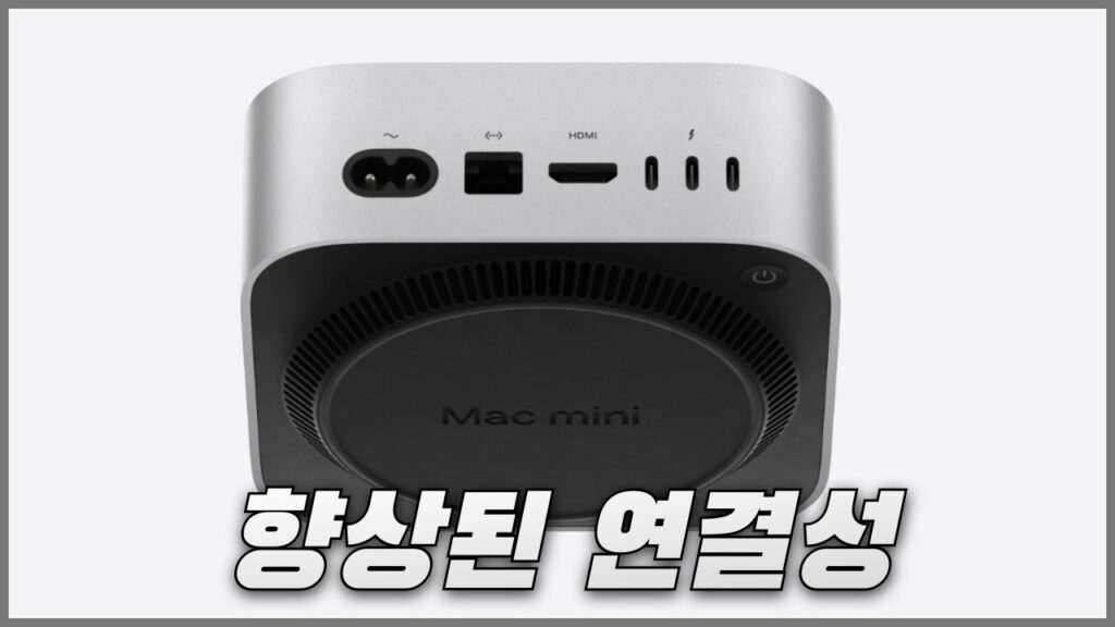모니터 3대가 연결 가능한 맥미니 2024