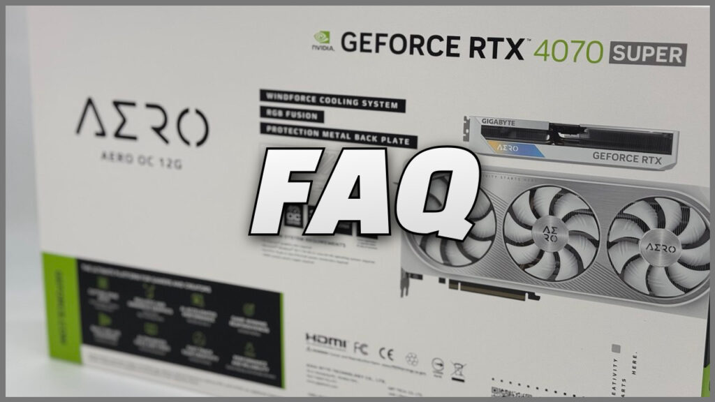 알리 그래픽카드 FAQ