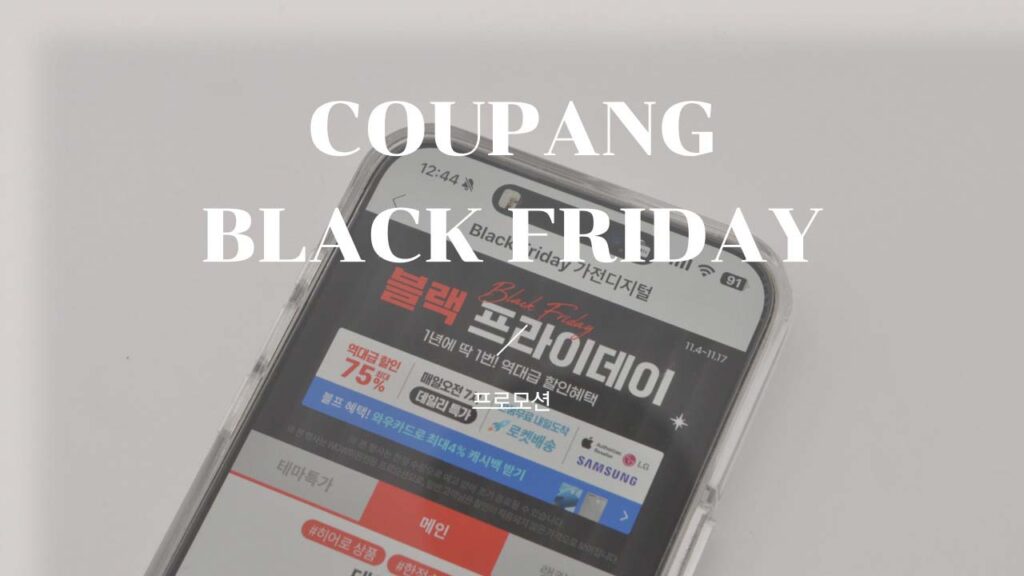 쿠팡 블랙프라이데이