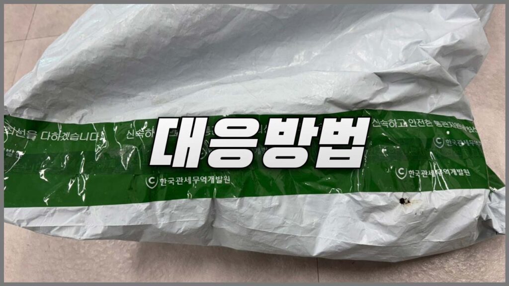 알리익스프레스 세관 업데이트 및 임시계류와 조사중 대응방법