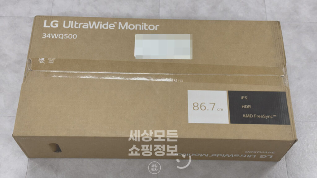 LG 34인치 울트라 와이드 모니터 34WQ500 알리구매 후기