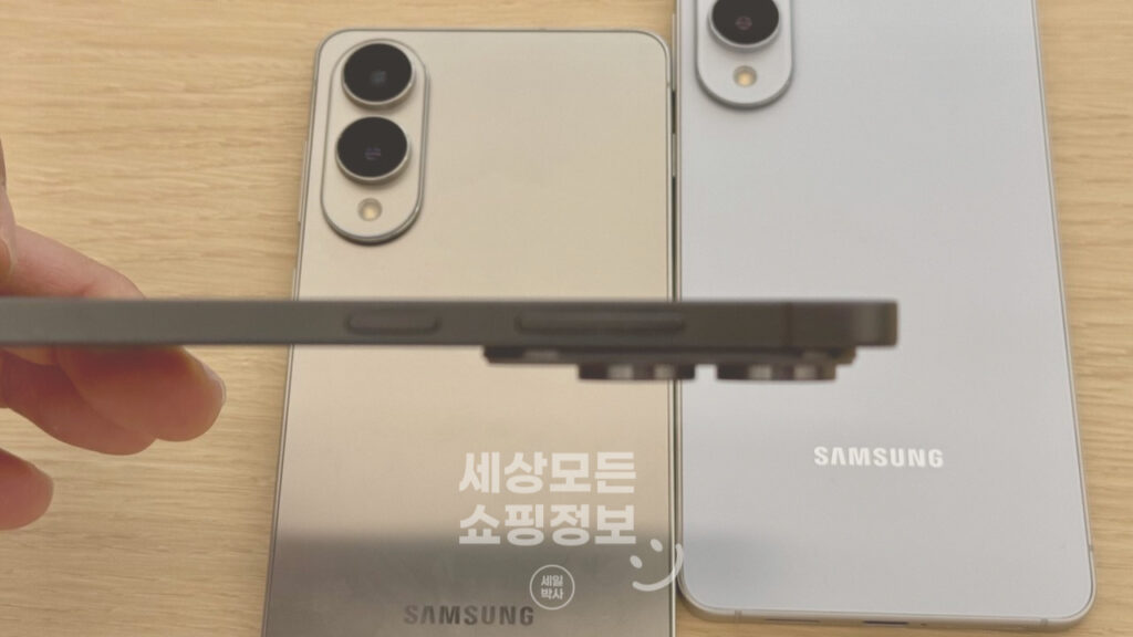 5.8 mm 초슬림 두께와 티타늄 프레임