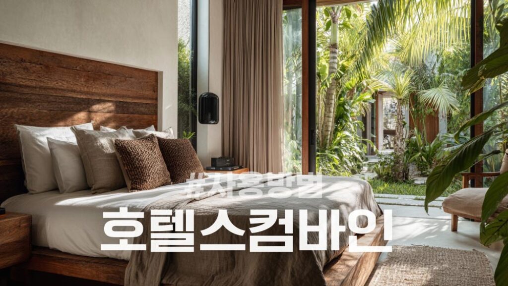 호텔스컴바인 할인코드 사용방법