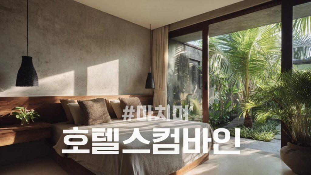 호텔스컴바인 호텔 할인 예약 총정리