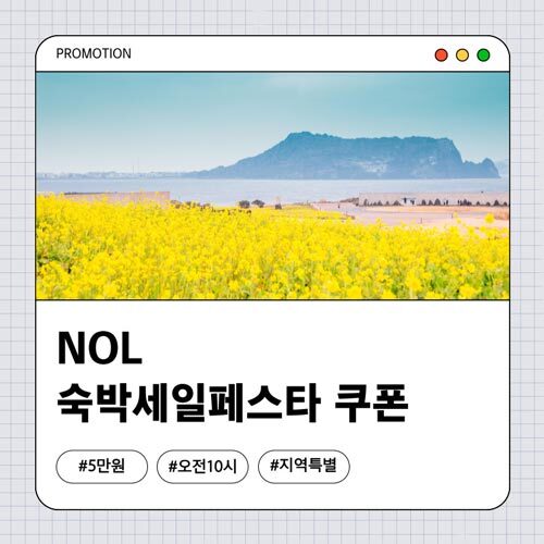 NOL 숙박페스타 쿠폰 지역특별