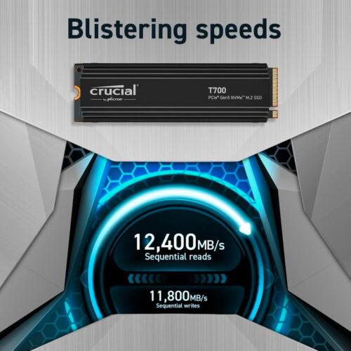 Crucial T700 4TB Gen5 NVMe M.2 SSD