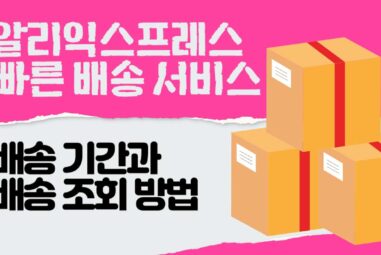 알리익스프레스 배송조회 방법과 5일 배송 후기